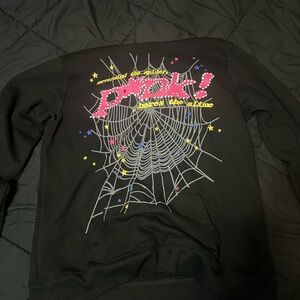 Black Sp5der Hoodie (Size M)